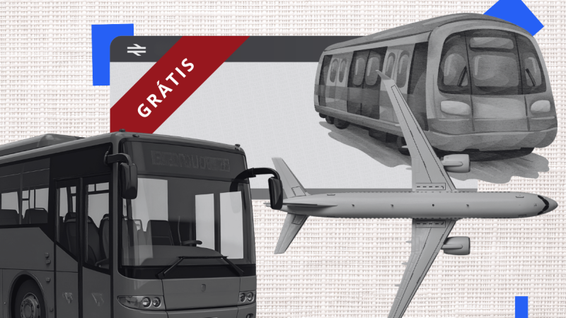 A proposta vale para transporte aéreo, rodoviário, ferroviário e aquaviário em todo o país.