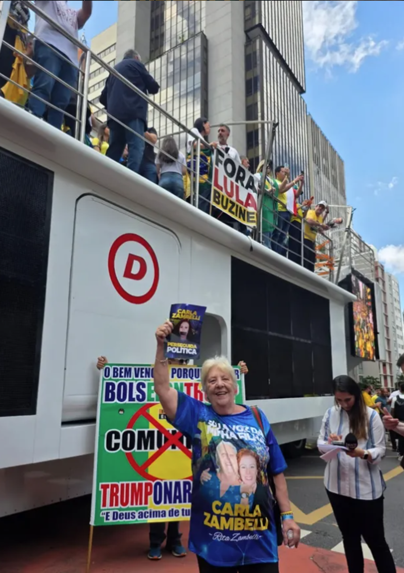 Publicação de Rita Zambelli nas redes sociais.