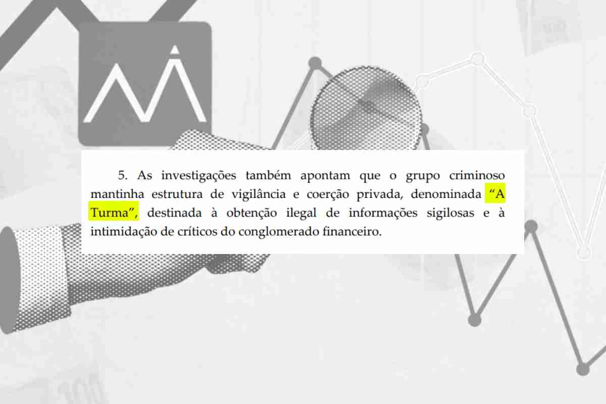 Decisão cita grupo de Vorcaro para intimidar críticos.