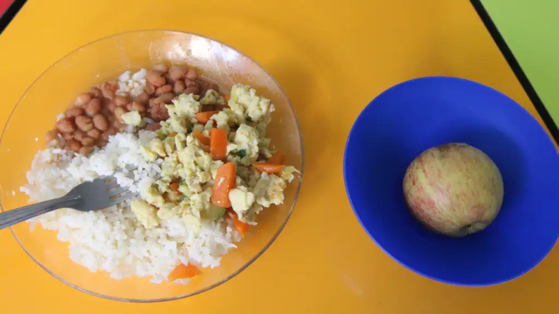 Projeto inclui profissionais de educação na merenda escolar.