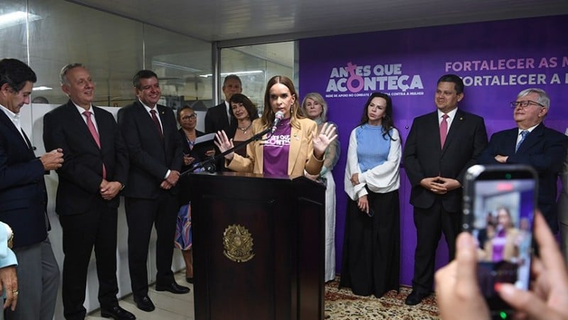 É a primeira Sala Lilás inaugurada em um parlamento.