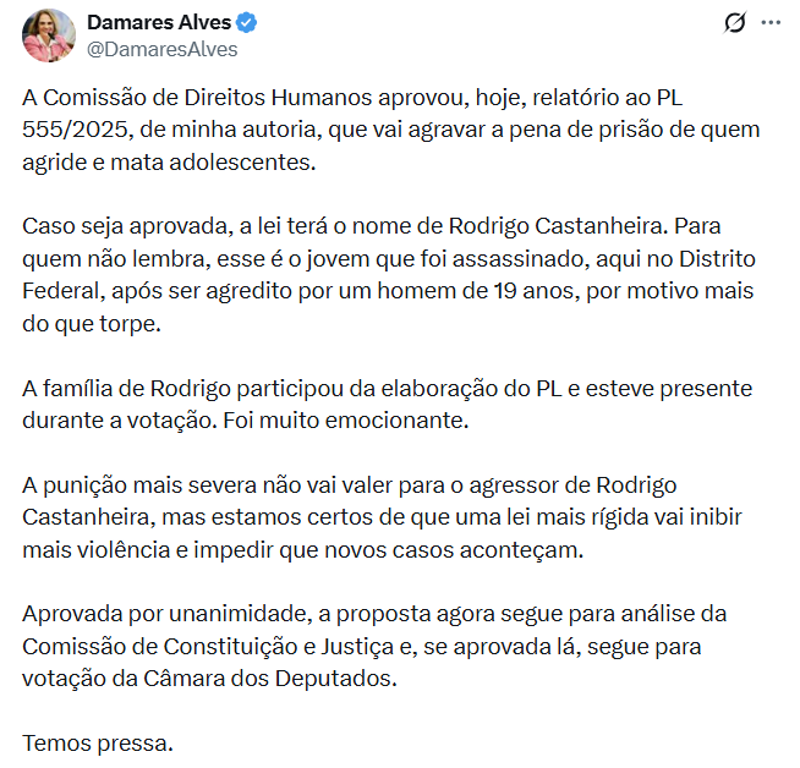 Rodrigo Castanheira foi assassinado no Distrito Federal.