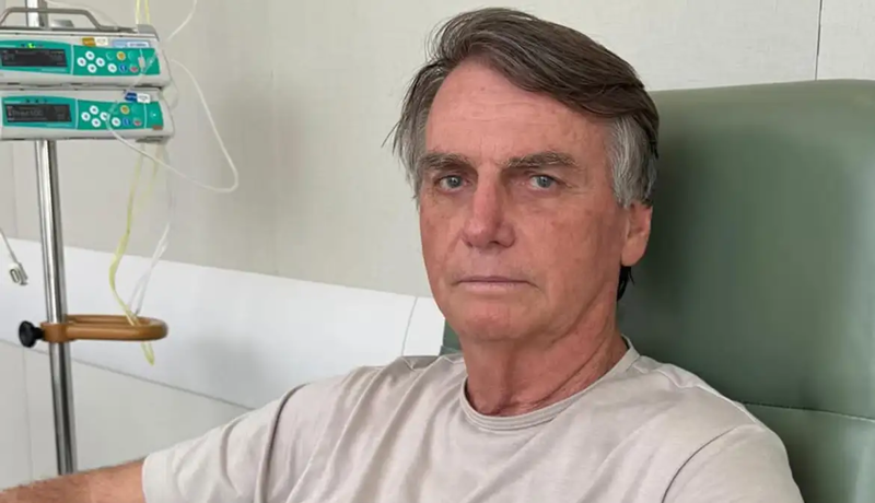 Ex-presidente está internado desde sexta-feira (13).