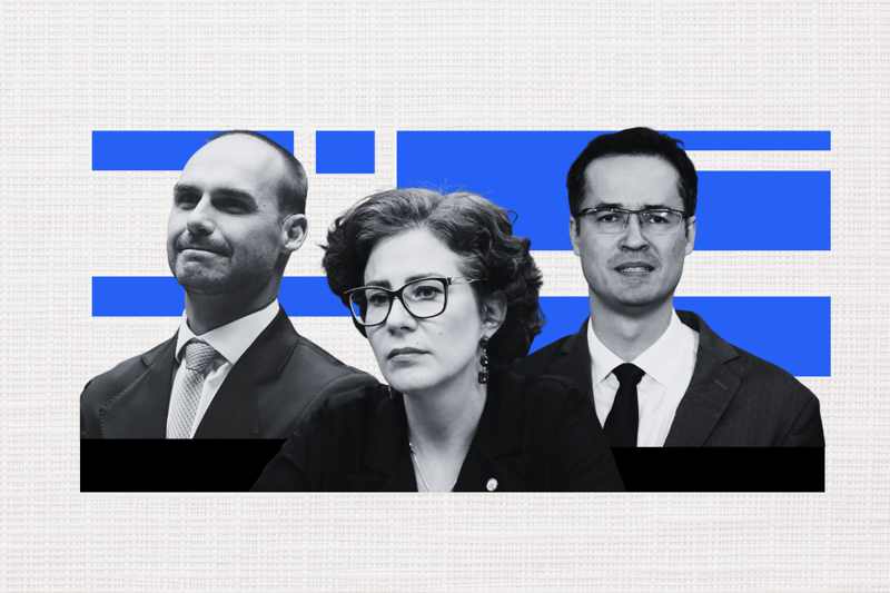 Eduardo Bolsonaro, Carla Zambelli e Deltan Dallagnol são alguns dos rostos mais conhecidos que perderam o mandato ao longo da legislatura.