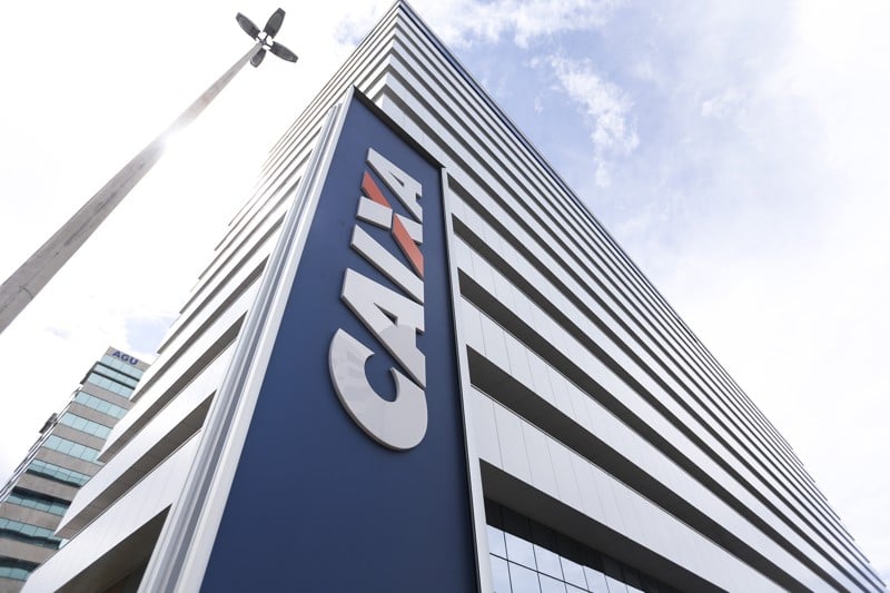 Fachada da sede da Caixa Econômica Federal em Brasília