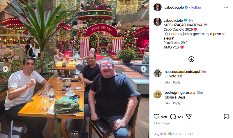 Cabo Daciolo tentará disputar a Presidência da República pelo partido Mobiliza.