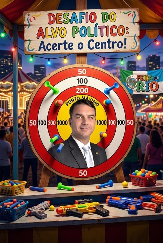 Flávio Bolsonaro sai da calmaria e vira alvo.