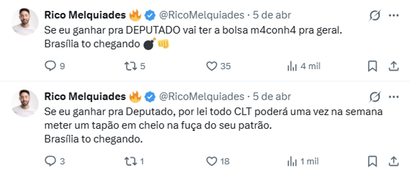 Propostas também vão de 