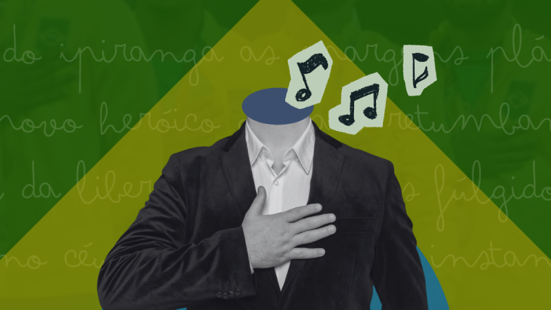 Dia 13 de abril é celebrado o Dia do Hino Nacional.