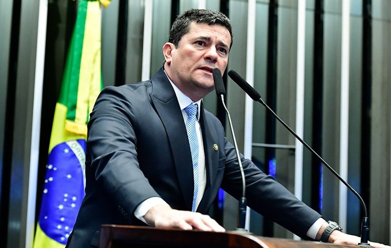 Moro: de juiz a ministro e senador ligado a Bolsonaro.