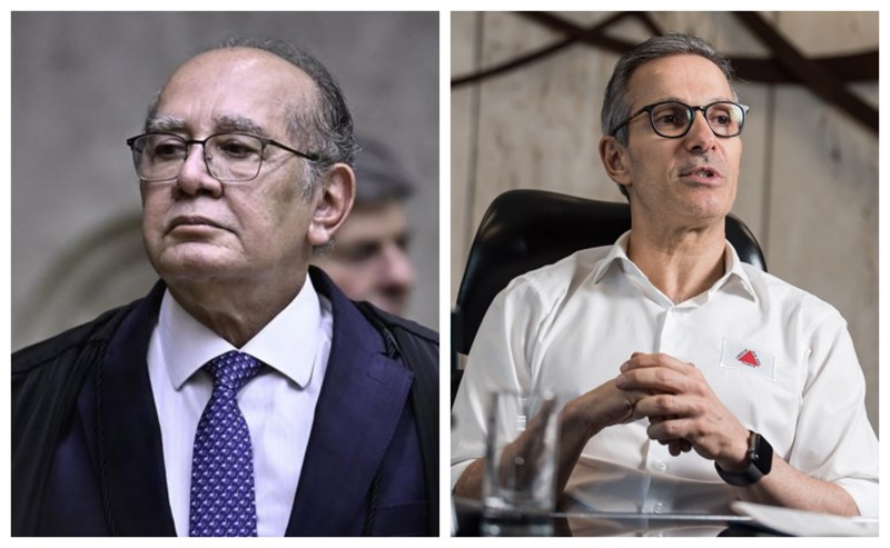 Gilmar Mendes pediu investigação de Zema por disseminação de fake news.