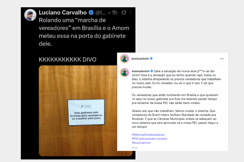Deputado volta a criticar vereadores.