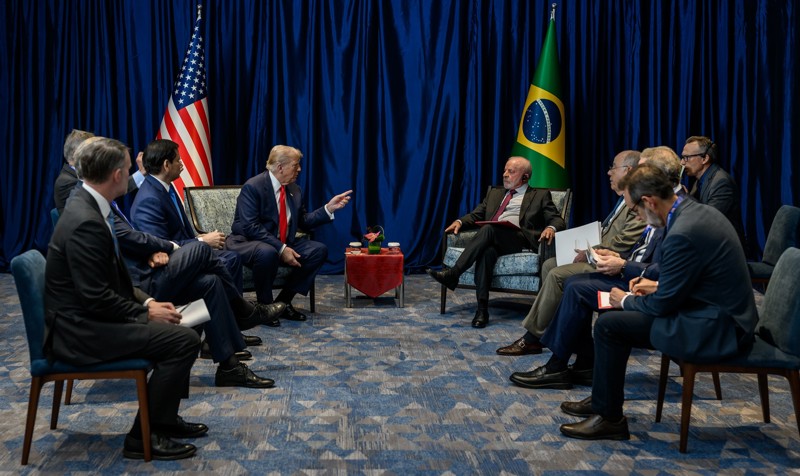 Trump e Lula se encontraram em outubro na Malásia. Desta vez a reunião será na Casa Branca.