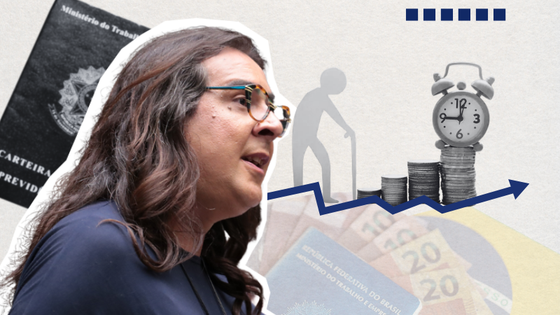 Duda Salabert quer aposentadoria para não contribuintes.