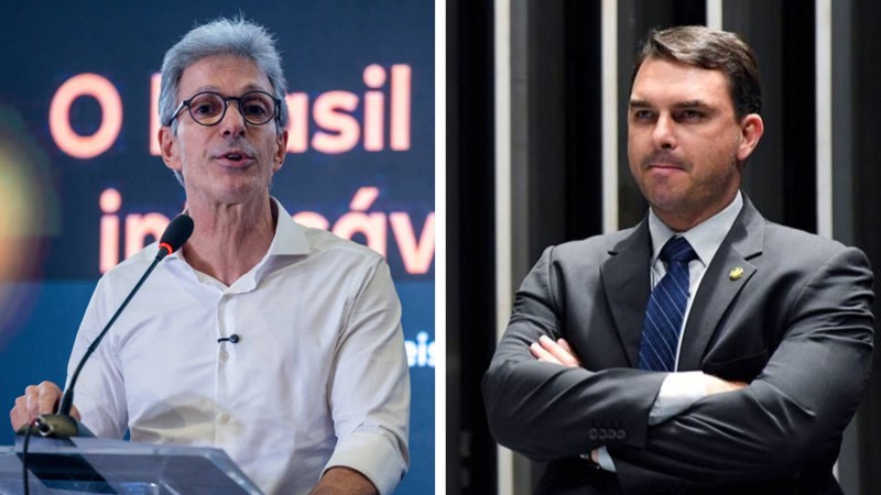 Zema era cotado para vice de Flávio Bolsonaro na chapa presidencial.