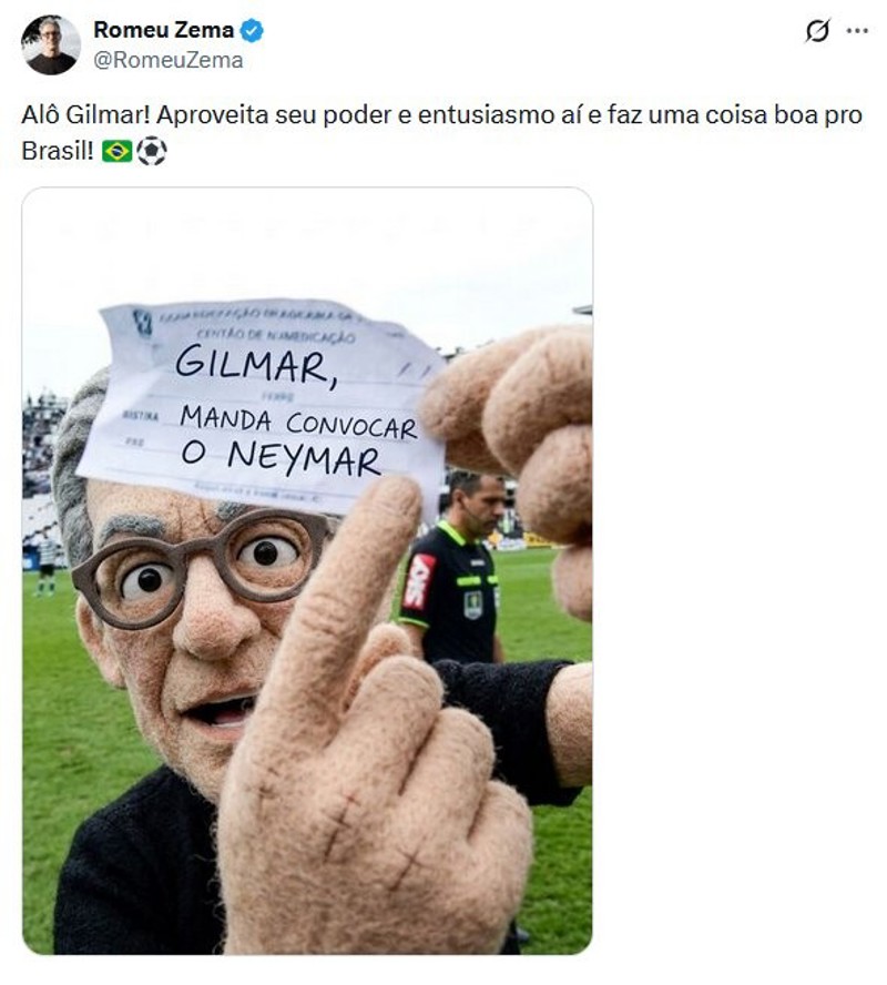 Zema ampliou provocações a Gilmar Mendes desde que assumiu pré-candidatura. 