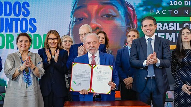 Pacote marca os 100 dias de implementação do Pacto Nacional Brasil Contra o Feminicídio.