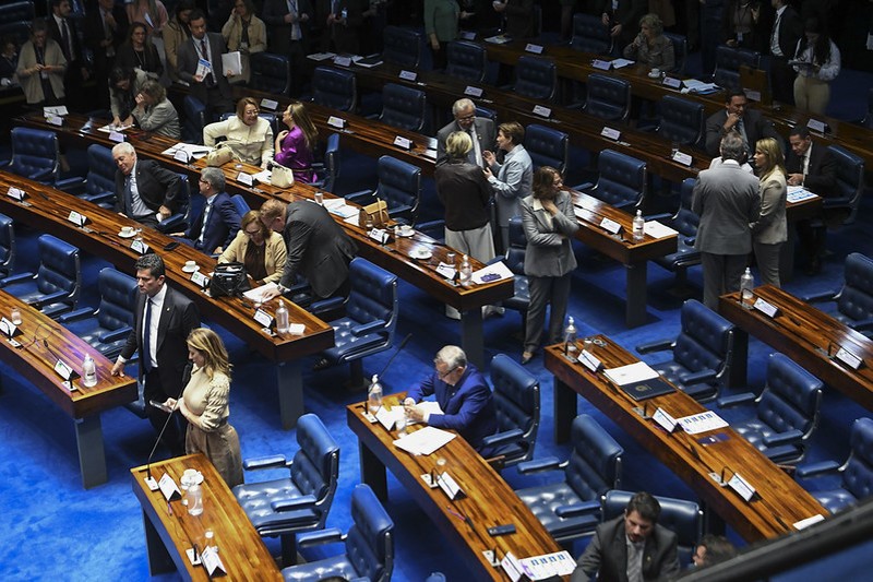 Plenário do Senado: semana promete votações de interesse social.