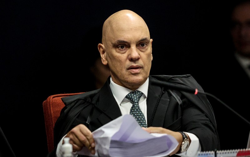 Alexandre de Moraes é alvo de ação da Rumble e da Trump Media.