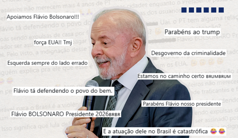 Defesa da soberania nacional não prevaleceu diante de críticas que associaram a declaração de Lula ao avanço das facções.