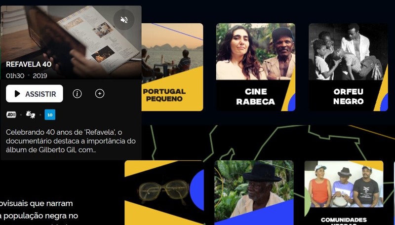 Acervo inclui documentários, obras de ficção, animações e projetos experimentais. 