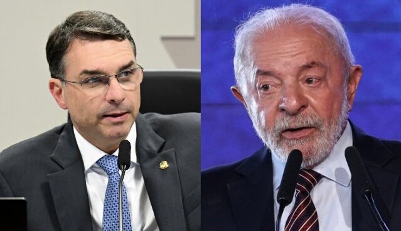 Lula comparou encontro de Flávio com Trump à conduta do militar que denunciou Tiradentes. 