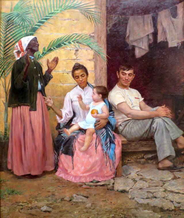 A Redenção de Cam. 1895. Óleo sobre tela, 199 × 166 cm. Acervo do Museu Nacional de Belas Artes (MNBA), Rio de Janeiro.
