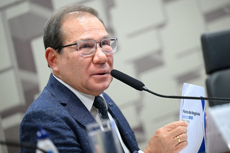 Presidente do BRB, Nelson Antônio de Souza falou à Comissão de Assuntos Econômicos do Senado.