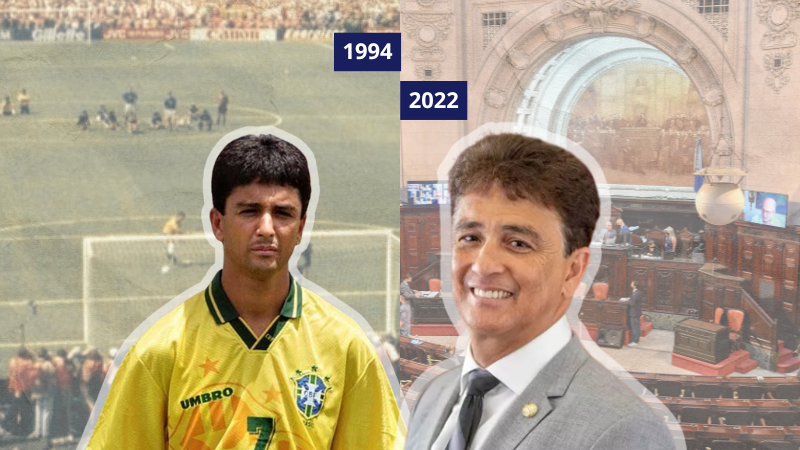 Bebeto foi campeão do mundo em 1994.