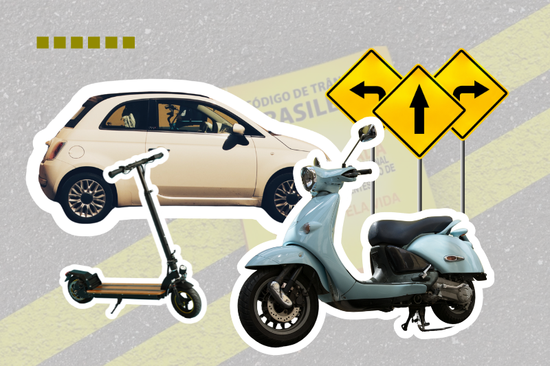 Substitutivo do deputado Áureo Ribeiro exige habilitação e placa para patinetes elétricos e reduz idade para obtenção de carteira para carro e moto.