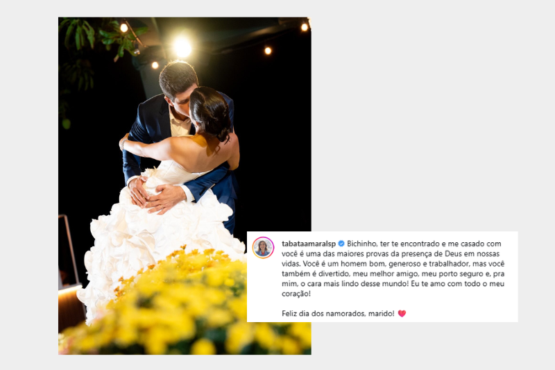 Publicação de Tabata Amaral no Instagram.