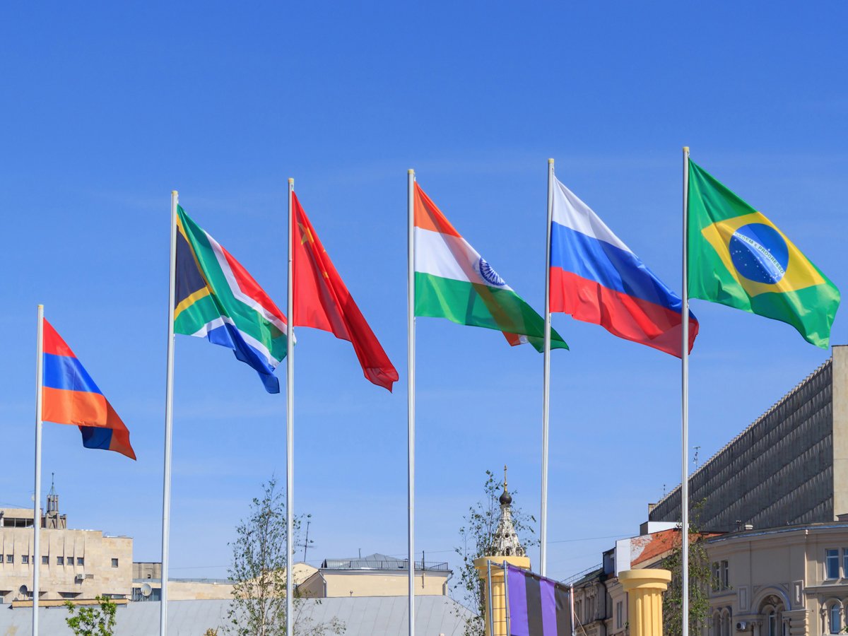 Os países que compõem atualmente o Brics são: Brasil, Rússia, Índia, China, África do Sul, Arábia Saudita, Egito, Etiópia, Emirados Árabes Unidos, Irã e Indonésia.