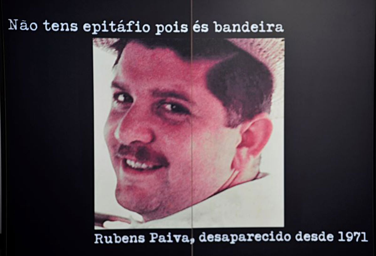 Retrato de Rubens Paiva em exposição montada em 2011 na Câmara dos Deputados