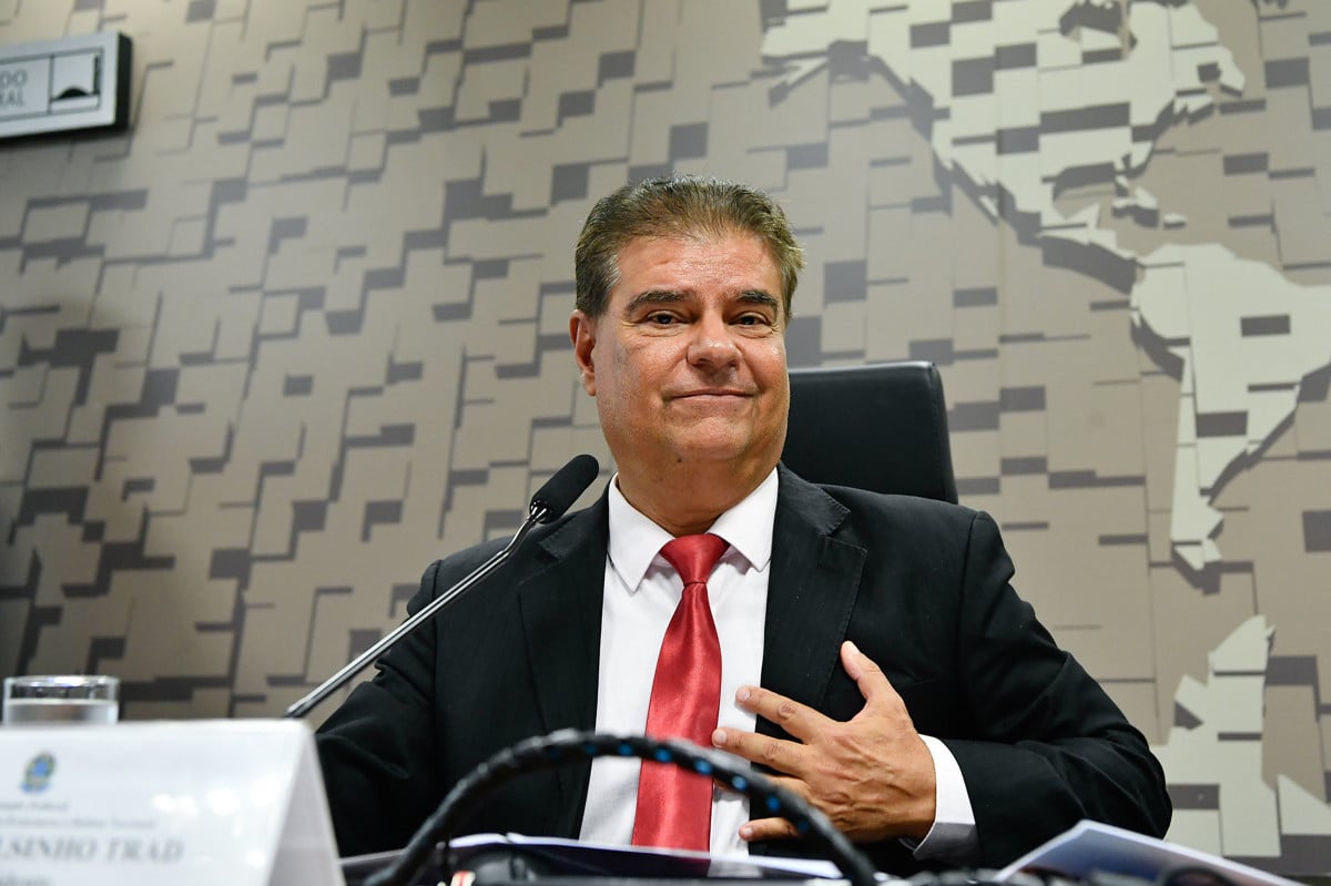 O senador Nelsinho Trad (PSD-MS) é o presidente da Comissão de Relações Exteriores do Senado