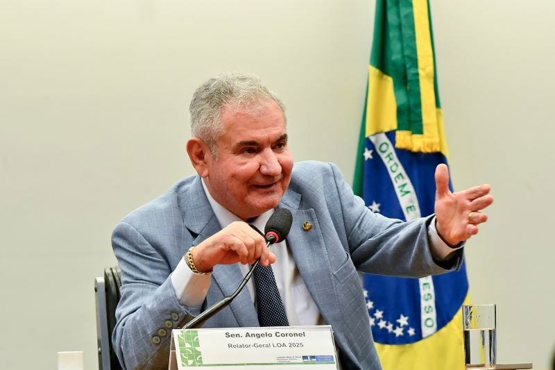 O senador Angelo Coronel (PSD-BA) é o relator do Orçamento de 2025 no Congresso Nacional.