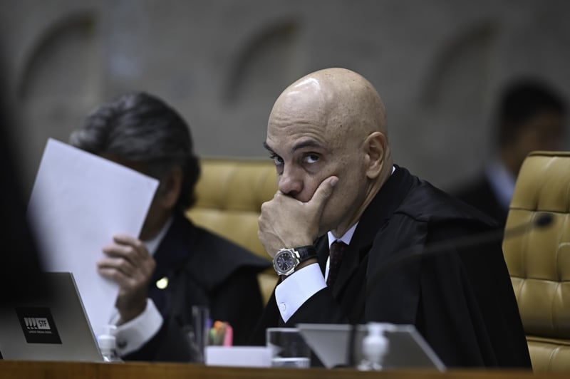 Alexandre de Moraes é alvo de deputados republicanos aliados a Eduardo Bolsonaro