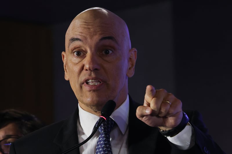 Alexandre de Moraes é relator da denúncia da PGR contra Bolsonaro. Foto: Fabio Rodrigues-Pozzebom/ Agência Brasil