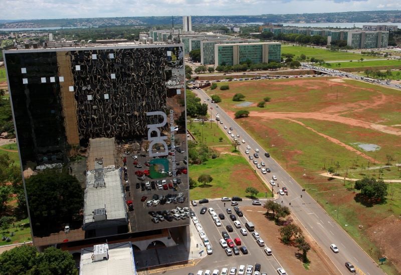 Edifício-sede da DPU, em Brasília.
