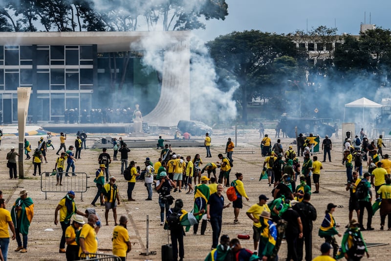 STF foi o prédio mais atacado nos atos de 8 de janeiro de 2023