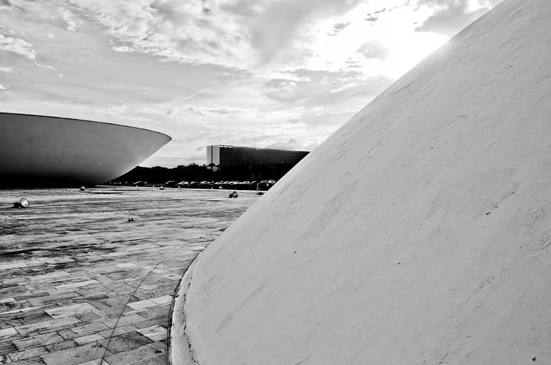 Cúpulas dos plenários da Câmara e do Senado