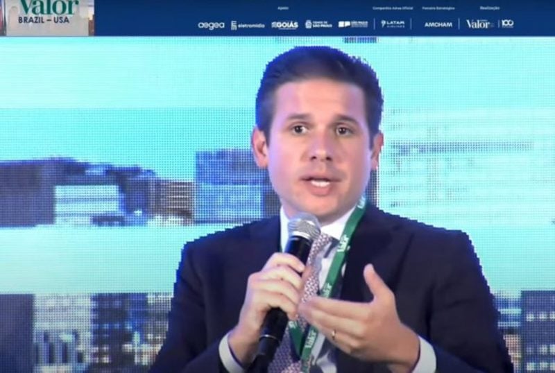 Presidente da Câmara dos Deputados, Hugo Motta.