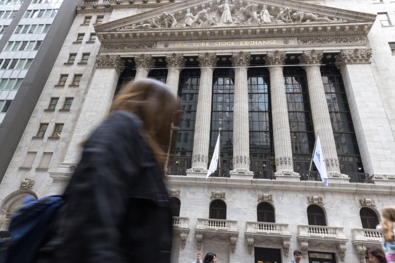 Fachada da Bolsa de Valores de Nova York