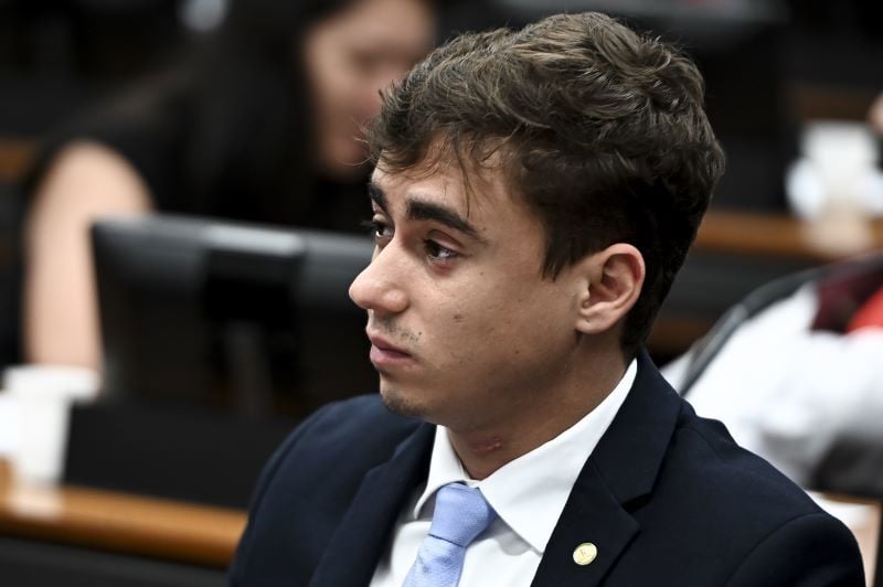 O deputado Nikolas Ferreira (PL-MG).