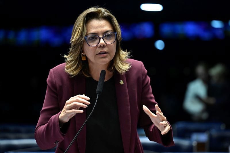 O senadora Leila Barros (PDT-DF) é a líder da bancada feminina na Casa.