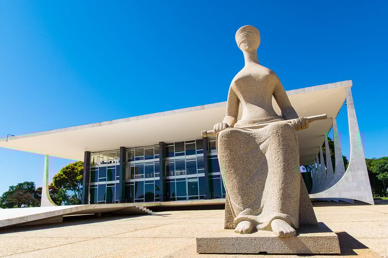 Fachada do STF.