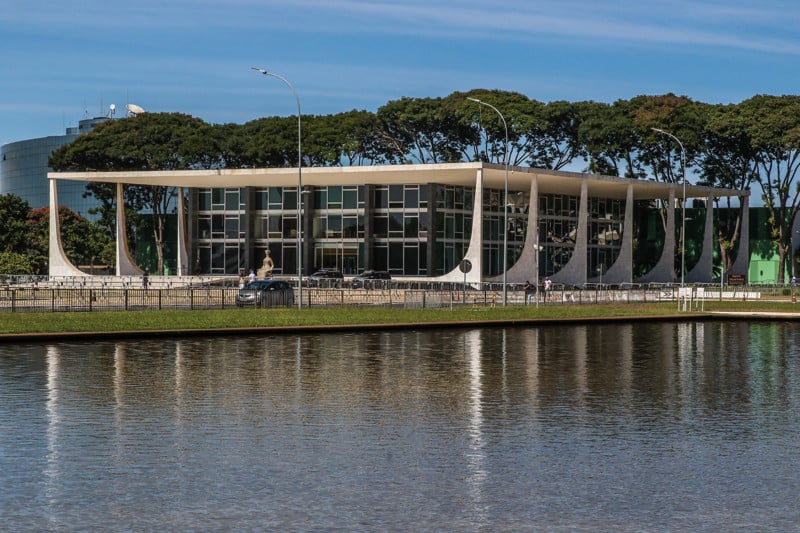 Fachada do Supremo Tribunal Federal, em Brasília.