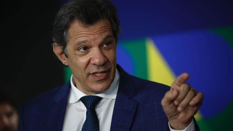 O ministro Fernando Haddad: 
