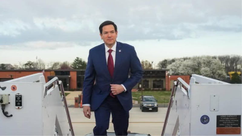 Secretário de Estado, Marco Rubio.