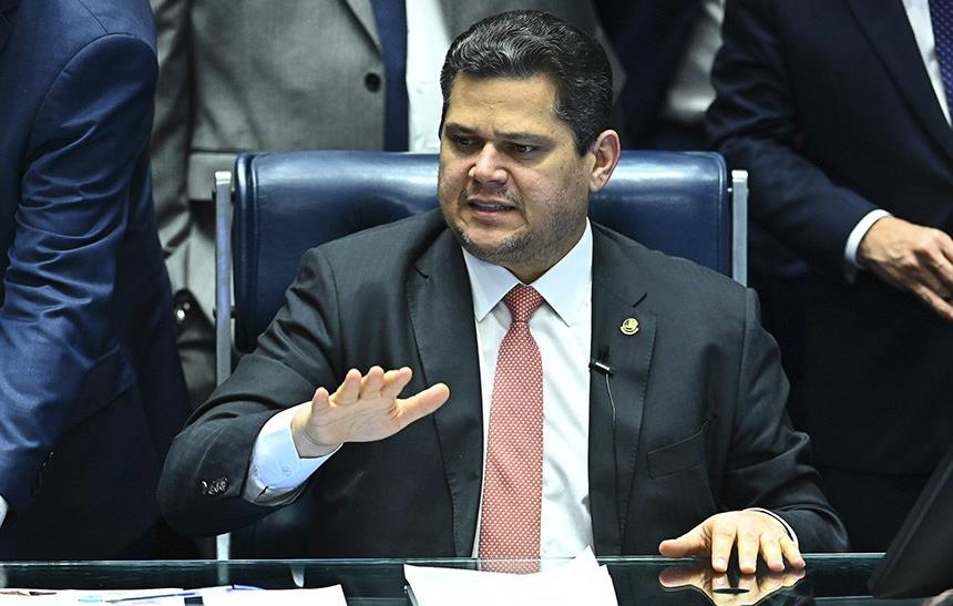 Davi Alcolumbre, presidente do Senado.