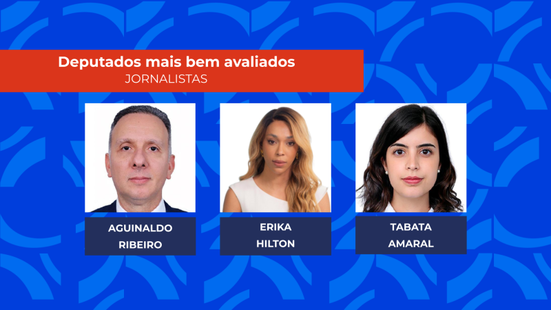 Deputados mais bem avaliados pelos jornalistas.